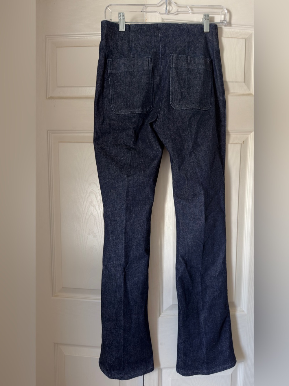 SPANX Dark Indigo Micro Flare Jeans - Picture 5 of 7